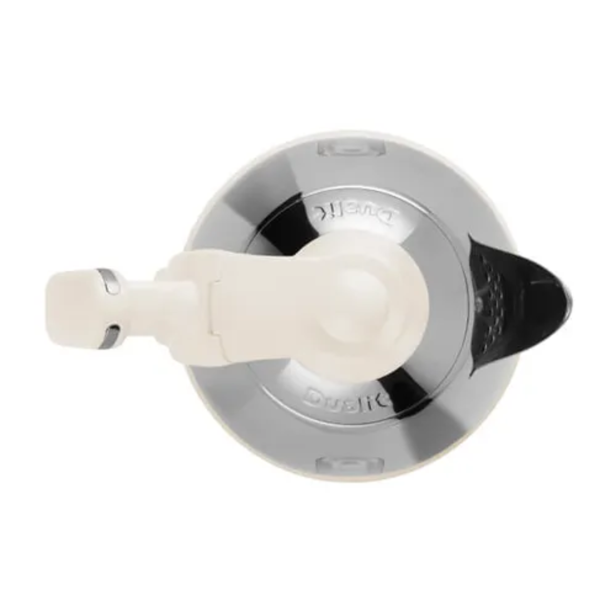 Dualit Polished Chrome Jug Kettle With Canvas White Trim