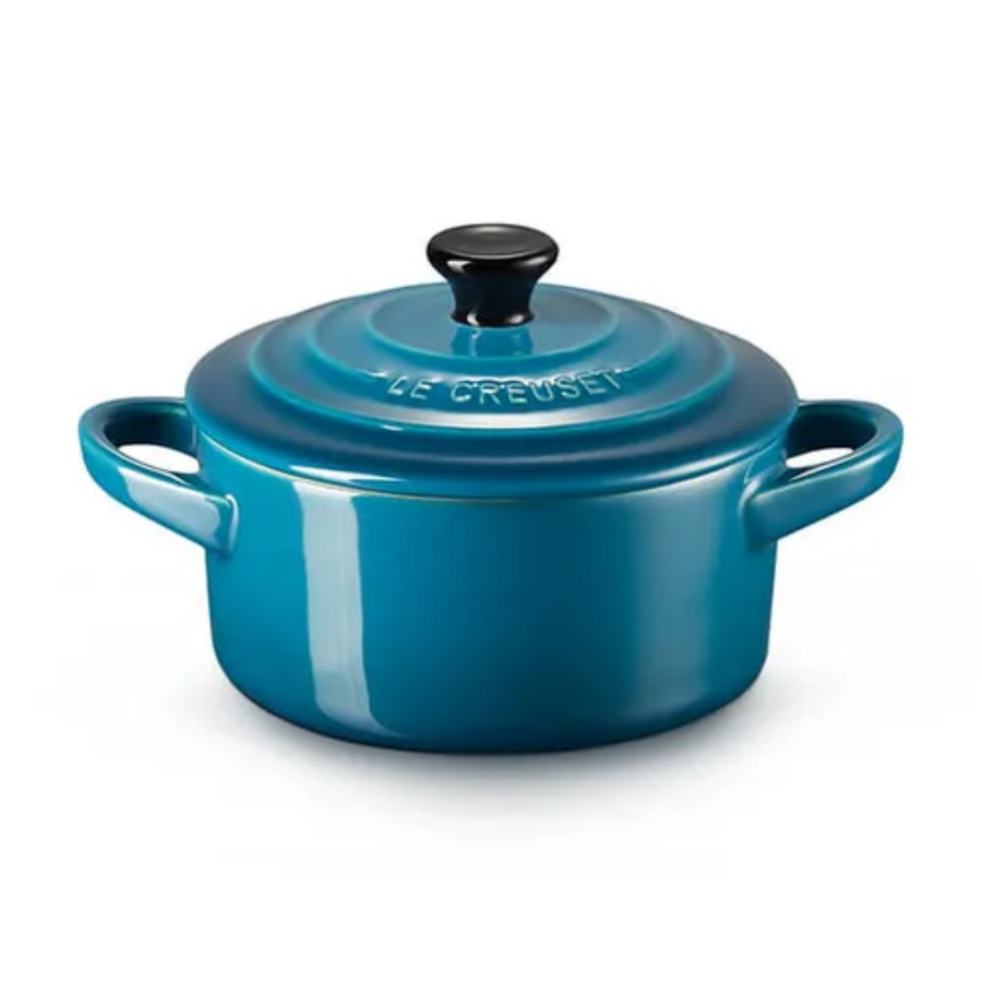 Le Creuset Deep Teal Stoneware Petite Round Casserole