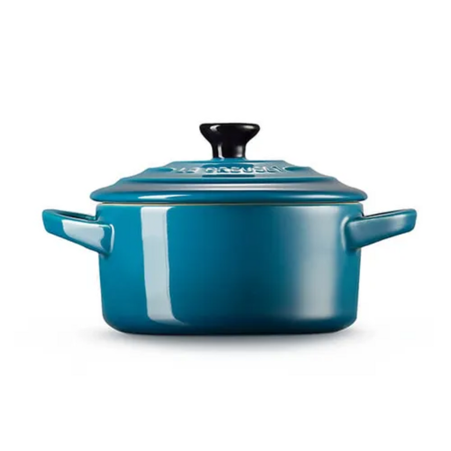 Le Creuset Deep Teal Stoneware Petite Round Casserole