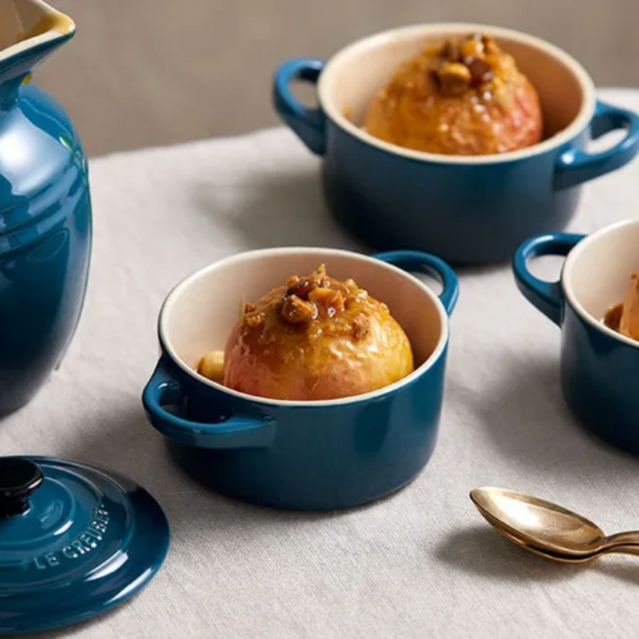 Le Creuset Deep Teal Stoneware Petite Round Casserole